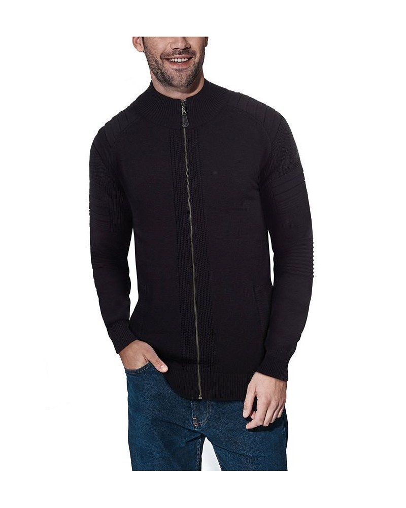 Men's Full-Zip Sweater Jacket Black $26.88 Sweaters