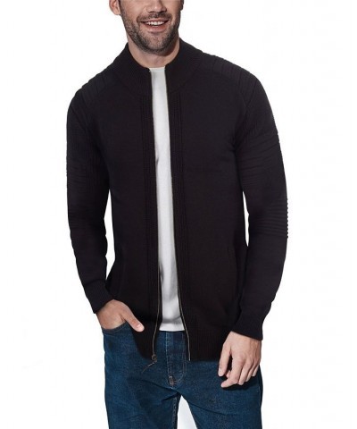 Men's Full-Zip Sweater Jacket Black $26.88 Sweaters