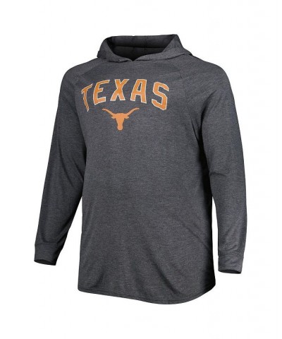 Men's Gray Texas Longhorns Big and Tall Wingman Raglan Hoodie T-shirt $27.30 T-Shirts