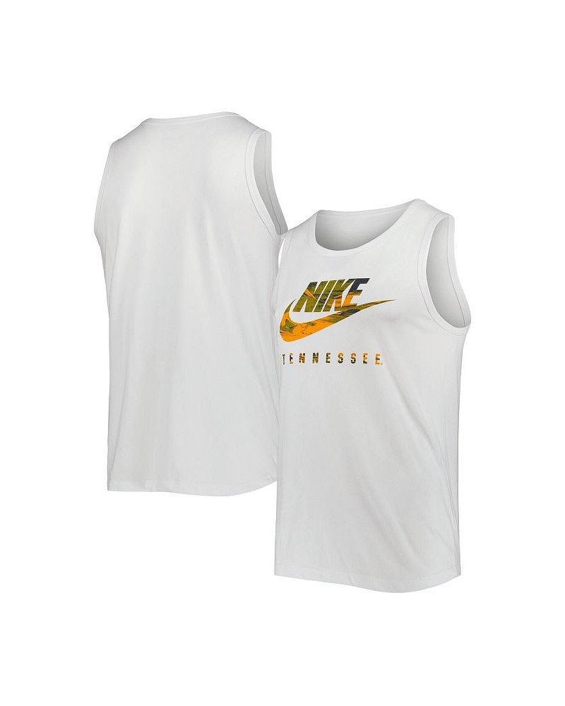 Men's White Tennessee Volunteers Spring Break Futura Performance Tank Top $26.99 T-Shirts