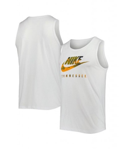 Men's White Tennessee Volunteers Spring Break Futura Performance Tank Top $26.99 T-Shirts