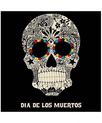 Men's Word Art - Dia De Los Muertos T-Shirt Gray $18.54 T-Shirts