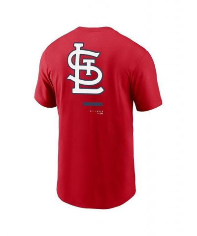 Men's Red St. Louis Cardinals Over the Shoulder T-shirt $25.49 T-Shirts