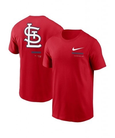 Men's Red St. Louis Cardinals Over the Shoulder T-shirt $25.49 T-Shirts