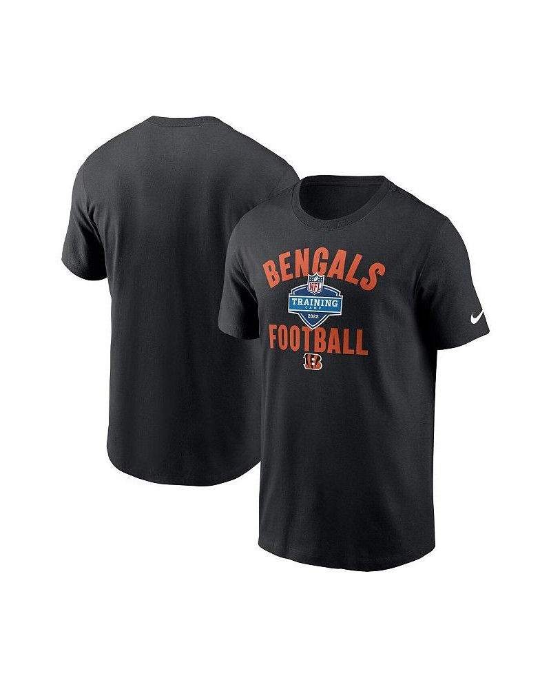 Men's Black Cincinnati Bengals 2022 Training Camp Athletic T-shirt $20.25 T-Shirts