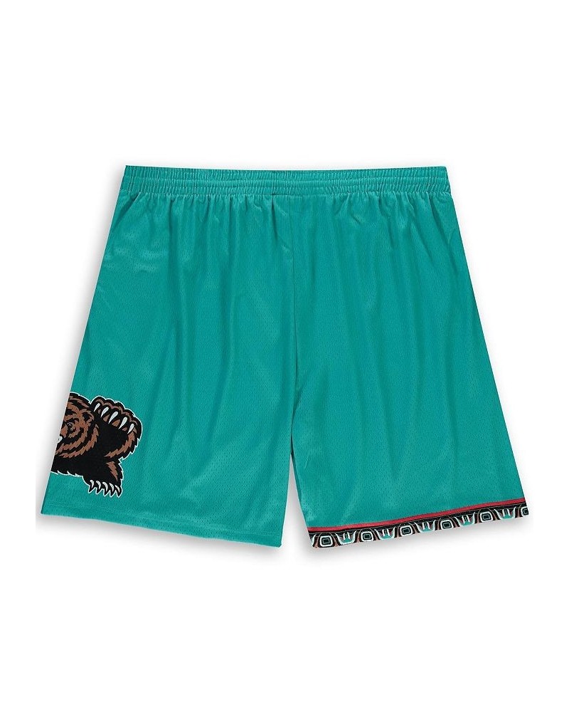 Men's Turquoise Memphis Grizzlies Big and Tall Hardwood Classics Team Swingman Shorts $38.95 Shorts