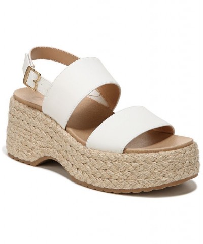 Women's Delaney Platform Sandals White $40.80 Shoes