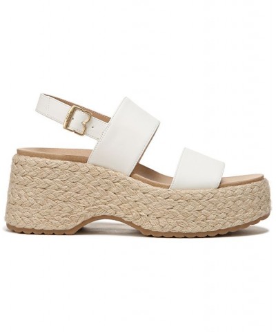 Women's Delaney Platform Sandals White $40.80 Shoes