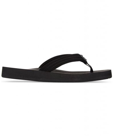 Women's Cushion Breeze Flip-Flops Black $18.80 Shoes