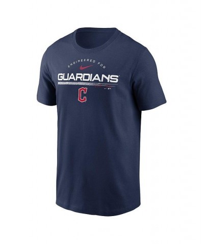 Men's Navy Cleveland Guardians Team Engineered Performance T-shirt $23.00 T-Shirts