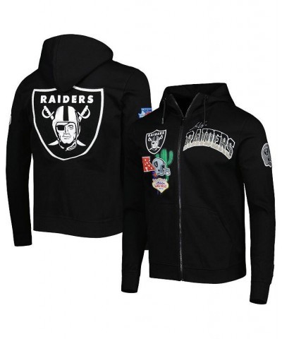 Men's Black Las Vegas Raiders Hometown Full-Zip Hoodie $37.45 Sweatshirt