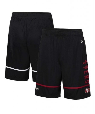 Men's Black San Francisco 49ers Combine Authentic Rusher Training Shorts $22.78 Shorts