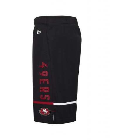 Men's Black San Francisco 49ers Combine Authentic Rusher Training Shorts $22.78 Shorts