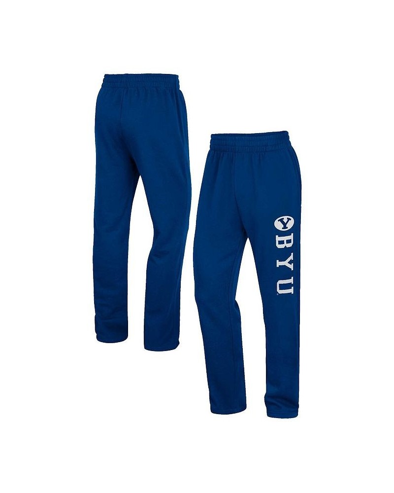 Men's Navy BYU Cougars Wordmark Pants $29.69 Pants