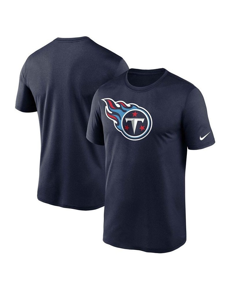 Men's Navy Tennessee Titans Logo Essential Legend Performance T-shirt $20.00 T-Shirts