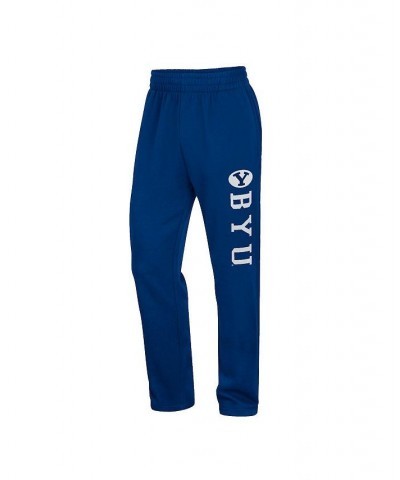 Men's Navy BYU Cougars Wordmark Pants $29.69 Pants