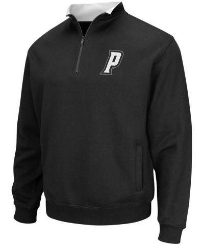 Men's Black Providence Friars Tortugas Logo Quarter-Zip Jacket $35.99 Sweatshirt