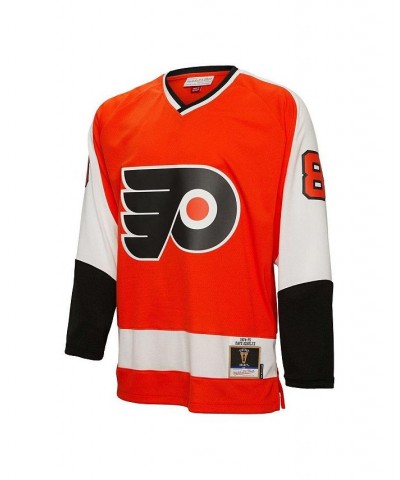 Men's Dave Schultz Orange Philadelphia Flyers 1974 Blue Line Player Jersey $69.30 Jersey