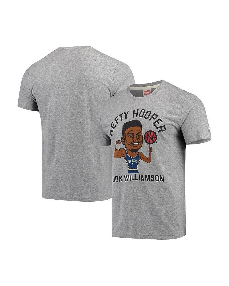 Men's Zion Williamson Gray New Orleans Pelicans Player Graphic Tri-Blend T-shirt $22.08 T-Shirts