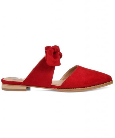 Women's Telulah Flats Red $43.19 Shoes