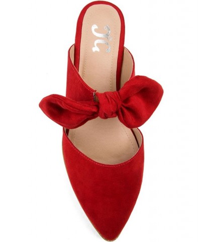 Women's Telulah Flats Red $43.19 Shoes