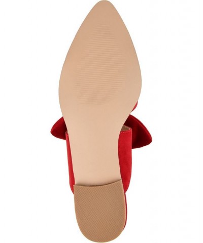 Women's Telulah Flats Red $43.19 Shoes