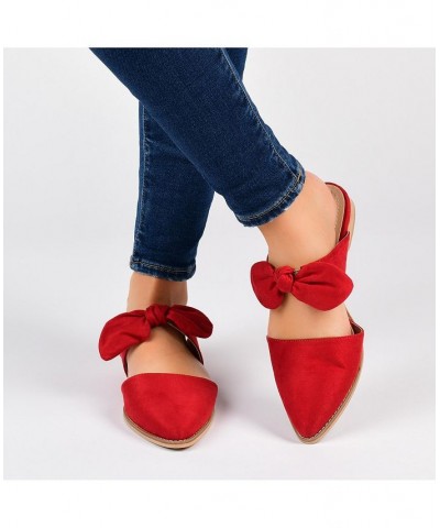 Women's Telulah Flats Red $43.19 Shoes