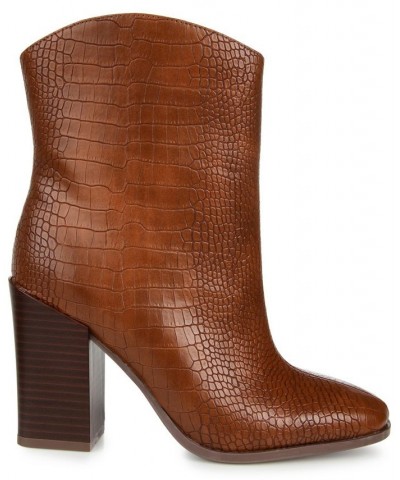 Women's Brekinn Western Bootie Ivory/Cream $55.00 Shoes