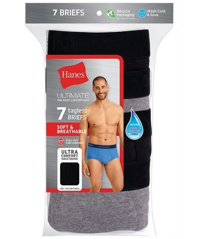 Men's Ultimate 7pk. Full-Cut Briefs Multi $13.33 Underwear