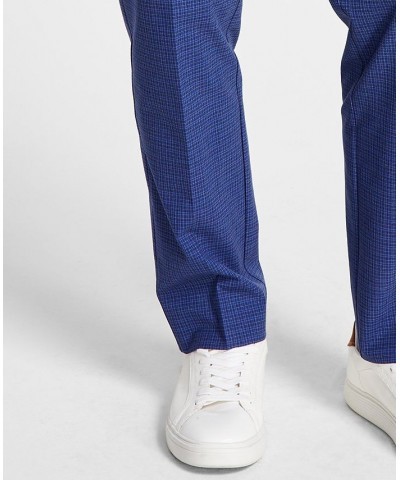 Men's Modern-Fit TH Flex Stretch Plaid Dress Pants PD04 $26.40 Pants