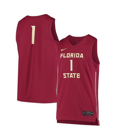 Men's and Women's 1 Garnet Florida State Seminoles Replica Basketball Jersey $45.89 Jersey