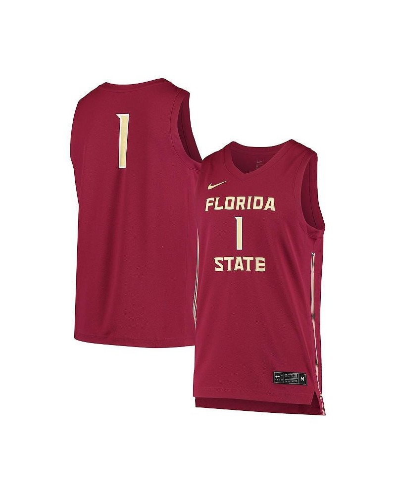 Men's and Women's 1 Garnet Florida State Seminoles Replica Basketball Jersey $45.89 Jersey