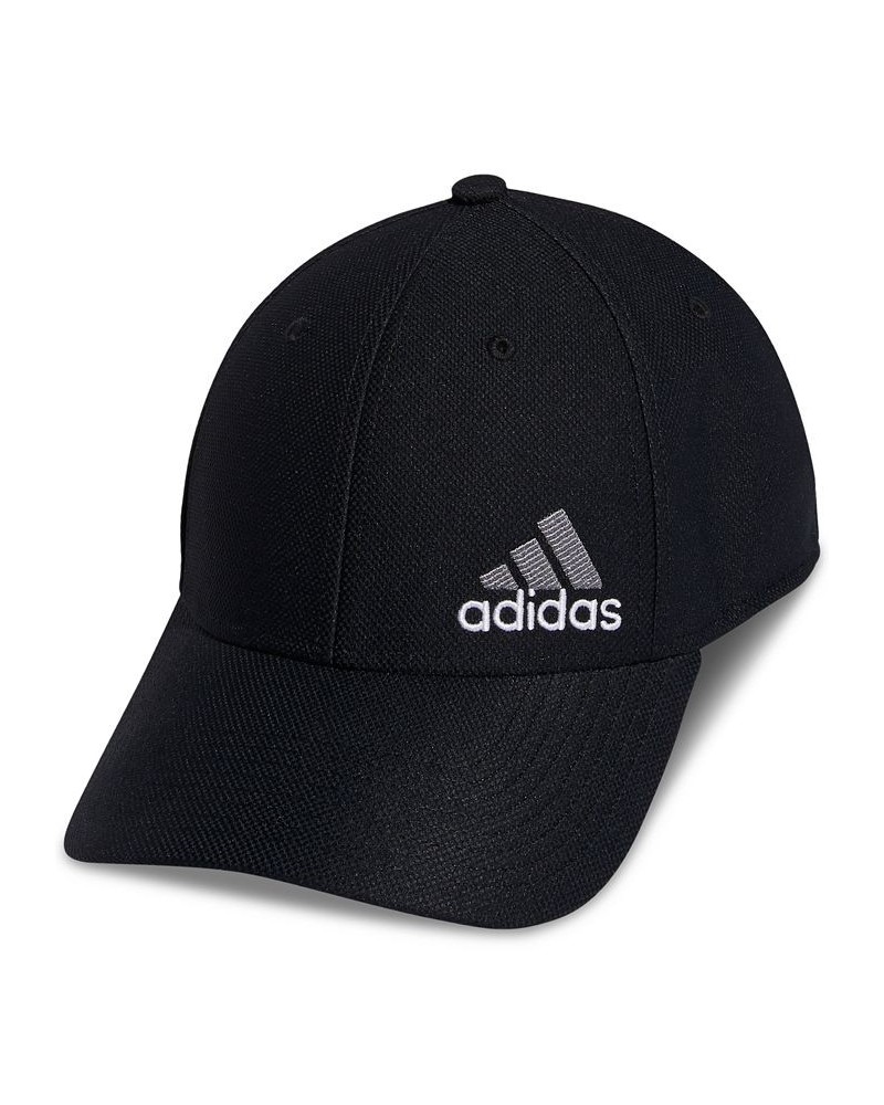 Men's Release 3 Stretch Fit Logo Embroidered Hat Black $12.39 Accessories