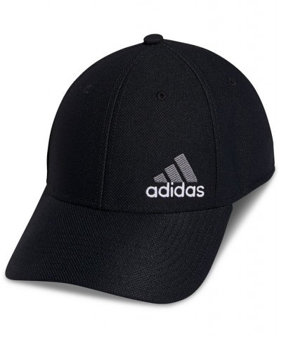 Men's Release 3 Stretch Fit Logo Embroidered Hat Black $12.39 Accessories