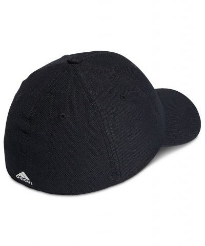 Men's Release 3 Stretch Fit Logo Embroidered Hat Black $12.39 Accessories