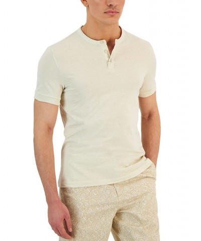 Men's Short-Sleeve Blurred Feeder Stripe T-Shirt Tan/Beige $11.19 T-Shirts