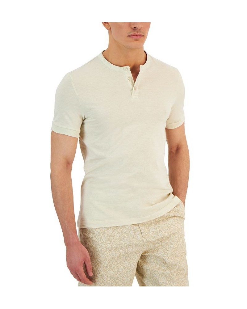 Men's Short-Sleeve Blurred Feeder Stripe T-Shirt Tan/Beige $11.19 T-Shirts