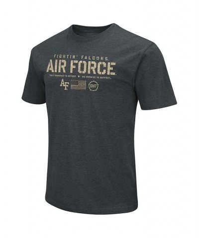 Men's Heathered Black Air Force Falcons OHT Military-Inspired Appreciation Flag 2.0 T-shirt $18.90 T-Shirts