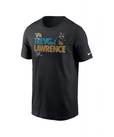 Men's Trevor Lawrence Black Jacksonville Jaguars Player Graphic T-shirt $18.90 T-Shirts