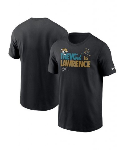 Men's Trevor Lawrence Black Jacksonville Jaguars Player Graphic T-shirt $18.90 T-Shirts