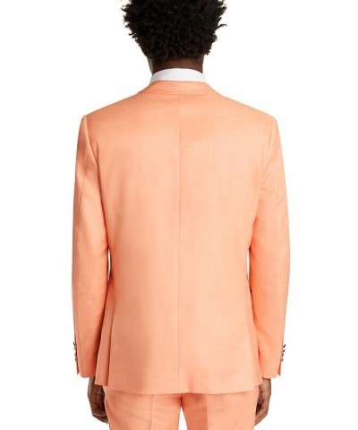 Men's Slim-Fit Tuxedo Jacket Orange $60.48 Suits