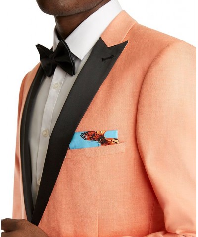 Men's Slim-Fit Tuxedo Jacket Orange $60.48 Suits