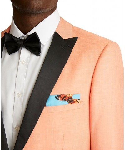 Men's Slim-Fit Tuxedo Jacket Orange $60.48 Suits