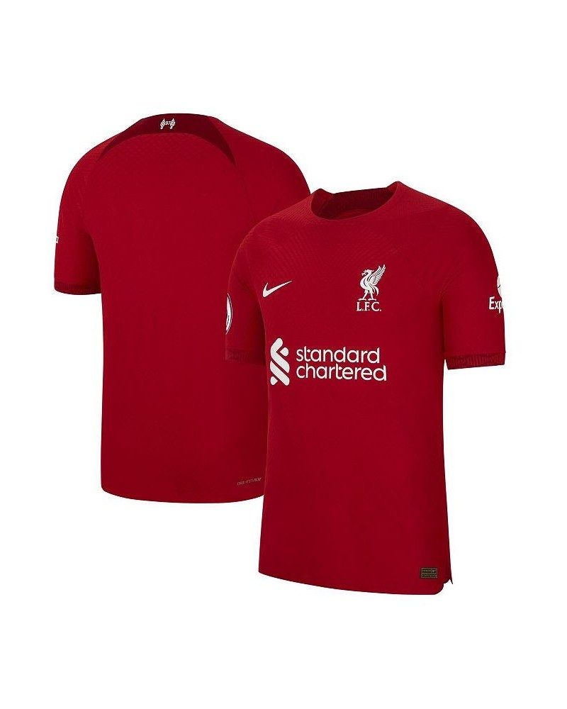 Men's Red Liverpool 2022/23 Home Authentic Blank Jersey $57.60 Jersey