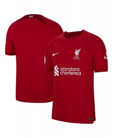 Men's Red Liverpool 2022/23 Home Authentic Blank Jersey $57.60 Jersey