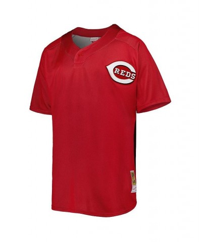 Men's Ken Griffey Jr. Red Cincinnati Reds Cooperstown Collection Mesh Batting Practice Jersey $70.00 Jersey