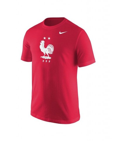 Men's Red France National Team Core T-shirt $23.99 T-Shirts