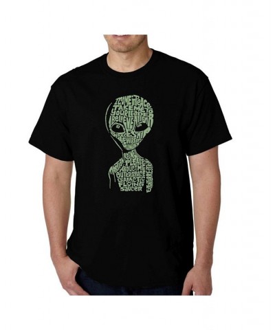 Mens Word Art T-Shirt - Area 51 Black $14.35 T-Shirts