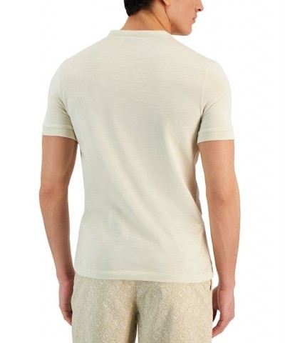 Men's Short-Sleeve Blurred Feeder Stripe T-Shirt Tan/Beige $11.19 T-Shirts