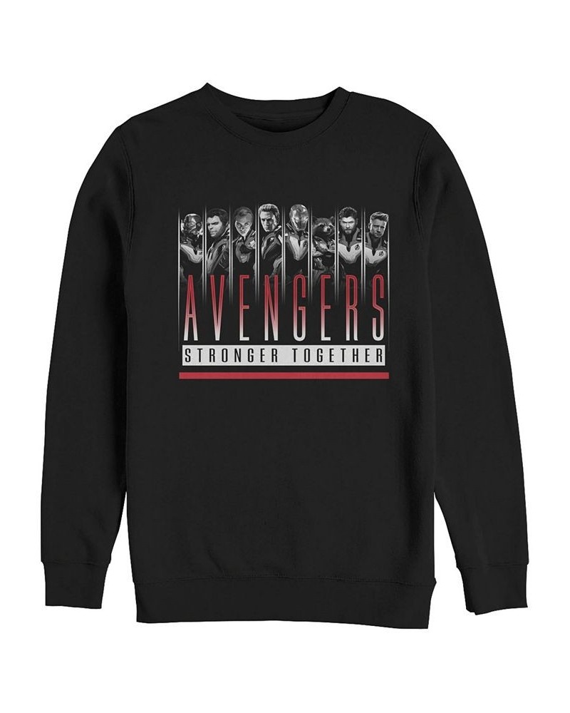 Marvel Men's Avengers Endgame Stronger Together, Crewneck Fleece Black $28.04 Sweatshirt